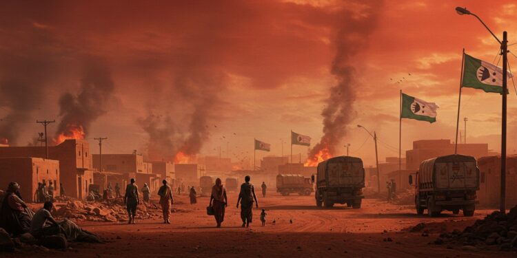 Soudan : Une Pause Humanitaire Urgente à El-Facher - Viral Mag La guerre au Soudan ravage El Facher où la famine menace LONU propose une trêve humanitaire pour sauver des vies Découvrez les enjeux de cette crise Viral Mag