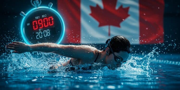 Summer McIntosh : Une Étoile De La Natation Brille - Viral Mag Summer McIntosh 18 ans signe un chrono historique sur 800 m aux Championnats du Canada Découvrez son parcours et ses exploits   Viral Mag