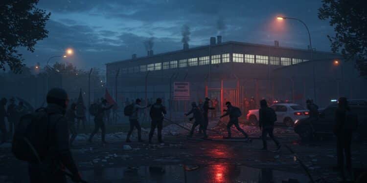 Tensions Explosives Dans Un Centre De Détention De Migrants - Viral Mag Violences évasions et protestations secouent un centre de détention de migrants au New Jersey voulu par Trump Découvrez les dessous de cette crise   Viral Mag