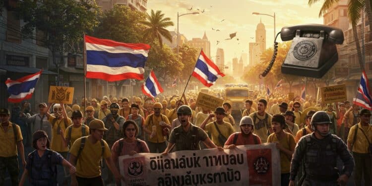Thaïlande : Crise Politique et Retour des Chemises Jaunes - Viral Mag En Thaïlande les chemises jaunes exigent la démission de la Première ministre Une crise politique secoue Bangkok Découvrez les détails Viral Mag