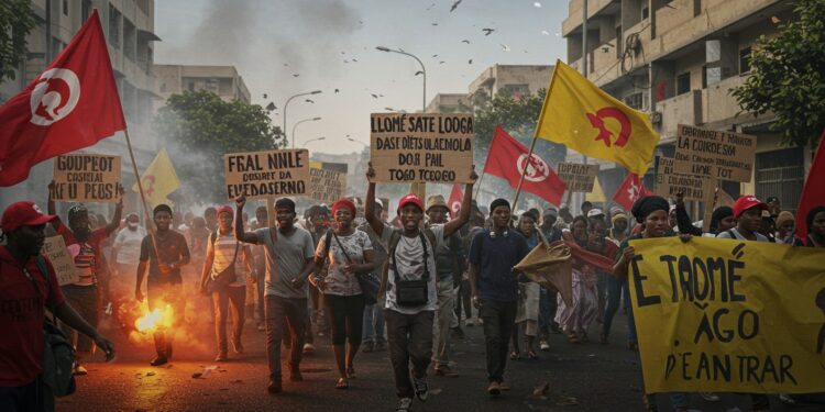 Togo : Manifestations et Arrestations à Lomé - Viral Mag Des manifestations contre le régime au Togo mènent à des arrestations Découvrez les détails dune mobilisation sous tension à Lomé   Viral Mag