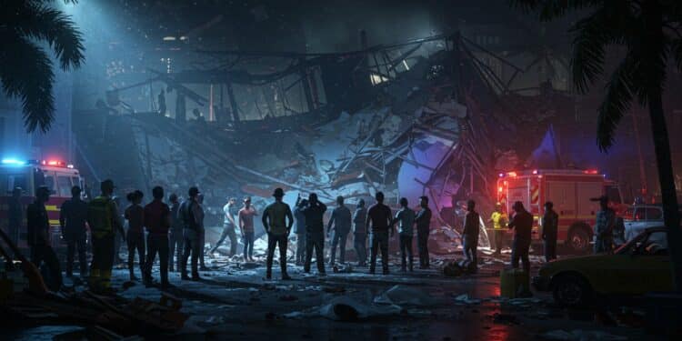 Tragédie En République Dominicaine : Arrestations Après L’effondrement - Viral Mag Effondrement dune discothèque en République Dominicaine  236 morts propriétaires arrêtés pour homicide involontaire Enquête en cours   Viral Mag