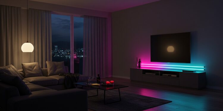 Transformez Votre TV avec Philips Hue Lightstrip -25 % - Viral Mag Philips Hue Lightstrip à  25   illuminez votre TV avec des couleurs dynamiques pour une expérience immersive Profitez de loffre jusquau 11 juin    Viral Mag