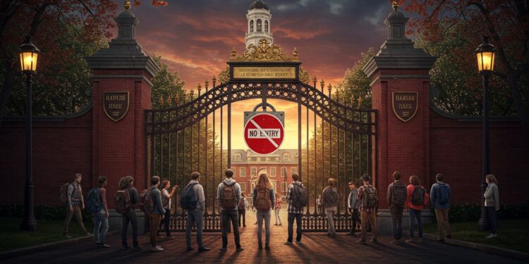 Trump Cible Harvard : Visa Étudiants Étrangers Interdits - Viral Mag Trump interdit les visas pour les étudiants étrangers à Harvard accusant luniversité de progressisme Quelles conséquences pour léducation    Viral Mag