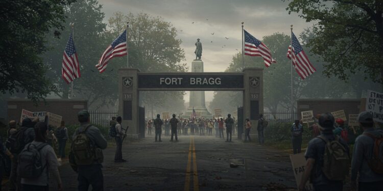 Trump Restaure les Noms Confédérés des Bases Militaires - Viral Mag Trump annonce le retour des noms de généraux confédérés pour des bases militaires inversant les réformes de Biden Une décision controversée Viral Mag