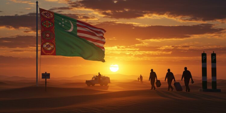 Turkménistan Ouvre Sa Frontière Aux Américains - Viral Mag Le Turkménistan ouvre sa frontière aux Américains fuyant lIran sous pression des États Unis dans un contexte de tensions régionales Viral Mag