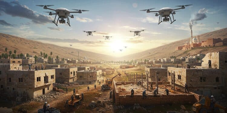 Un architecte syrien utilise des drones pour reconstruire son village dévasté par la guerre Découvrez son histoire inspirante à Tall Mardikh   Viral Mag