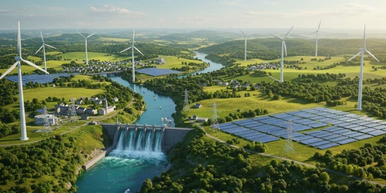 Un Tiers de l’Électricité Française Renouvelable en 2024 - Viral Mag En 2024 un tiers de lélectricité en France est renouvelable portée par lhydraulique et le solaire Découvrez les chiffres et tendances de cette transition énergétique Viral Mag