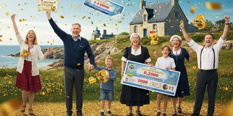 Une Famille Bretonne Gagne Deux Fois au Loto en Une Soirée - Viral Mag Une famille dHillion remporte 60 000 € et 12 millions € au loto le même jour Découvrez leur histoire incroyable et leurs projets    Viral Mag