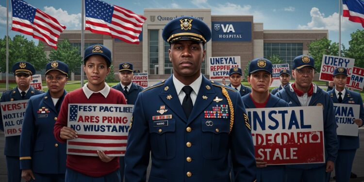 Vétérans Américains : Un Combat pour leurs Droits - Viral Mag Les vétérans US luttent contre les coupes budgétaires et la privatisation des soins Découvrez leurs craintes pour lavenir de leurs droits   Viral Mag