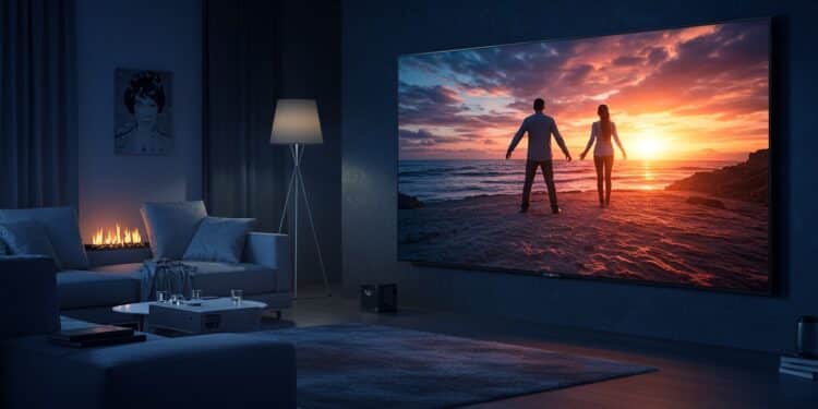 Vidéoprojecteur 4K LG : Une Révolution pour Votre Salon - Viral Mag Découvrez le vidéoprojecteur 4K LG BU50RG à prix cassé Luminosité exceptionnelle image géante et longévité est il temps de dire adieu à votre TV Viral Mag