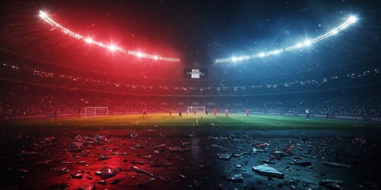 Violences au Football : Un Appel à la Responsabilité - Viral Mag Les violences après la victoire du PSG en Ligue des champions révèlent les dérives du football Découvrez lappel dun arbitre pour un sport plus responsable Viral Mag