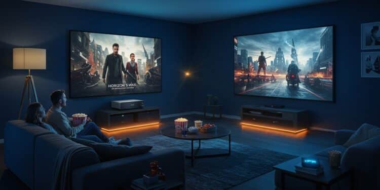 Découvrez le Xgimi Horizon S Max vidéoprojecteur 4K premium à 1 790 € Image nette son Harman Kardon Android TV  transformez votre salon en salle de cinéma    Viral Mag