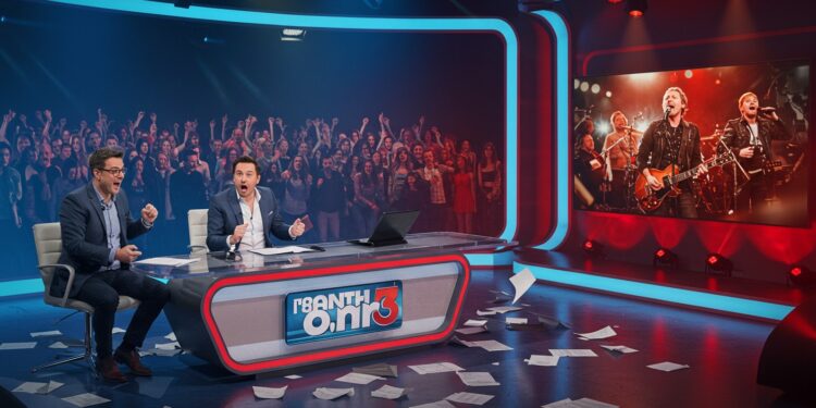 Yann Barthès Surpris : Phrase Choc Hors Antenne - Viral Mag Yann Barthès surpris en direct dans Quotidien Une phrase lâchée hors antenne fait jaser Découvrez lincident et ce qui attend lémission à la rentrée Viral Mag