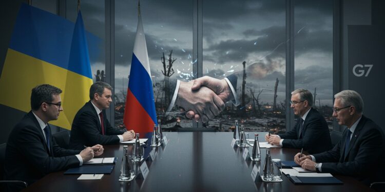 Zelensky et Trump : Tensions au G7 sur la Russie - Viral Mag Zelensky pousse pour des sanctions contre Moscou au G7 mais Trump hésite Échanges de prisonniers et aide militaire en Ukraine  où en est le conflit    Viral Mag