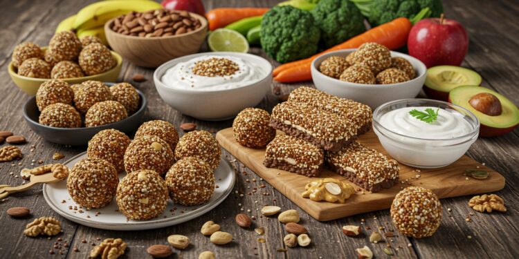 20+ Recettes de Snacks Riches en Protéines - Viral Mag Découvrez 20+ recettes de snacks riches en protéines pour rester énergisé toute la journée Faciles savoureux et sains Viral Mag