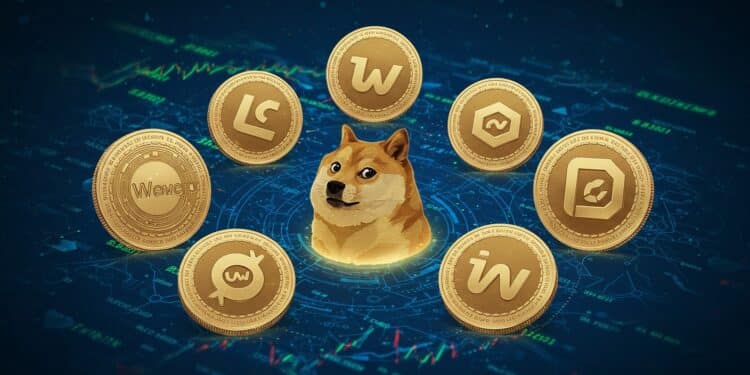 7 Cryptos Sous 0,50 $ à Surveiller en 2025 - Viral Mag Découvrez 7 cryptomonnaies sous 050 $ prêtes à exploser en 2025 surpassant Dogecoin Analyse potentiel et opportunités à saisir Viral Mag