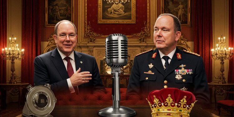 Albert II et Marc Toesca : Une Amitié Princière - Viral Mag Albert II de Monaco célèbre 20 ans de règne avec Marc Toesca ex animateur du Top 50 dans son cercle intime Découvrez leur lien unique   Viral Mag