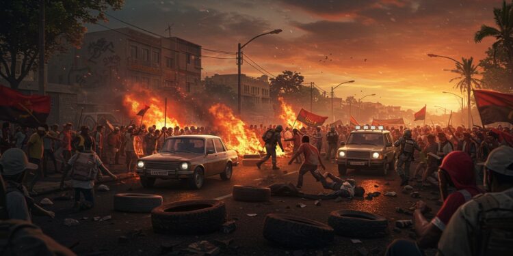 Angola : Crise et Colère Face à la Hausse des Carburants - Viral Mag Violentes manifestations en Angola contre la hausse des carburants  22 morts pillages et tensions Découvrez les causes et impacts de cette crise   Viral Mag