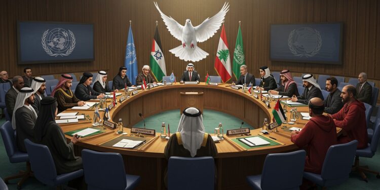 Appel Historique au Désarmement du Hamas à l’ONU - Viral Mag 17 pays arabes exigent le désarmement du Hamas et soutiennent une solution à deux États pour la paix à Gaza Découvrez les détails de cette déclaration historique   Viral Mag