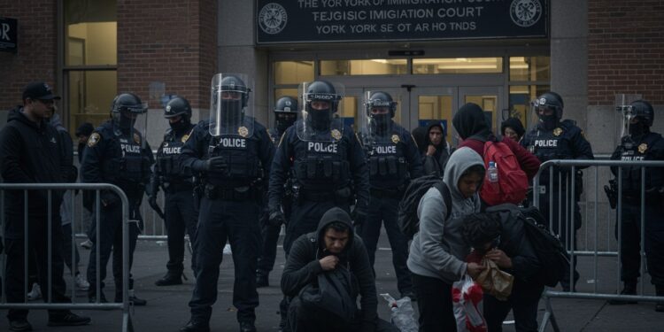 Des agents arrêtent des demandeurs dasile à New York après des audiences judiciaires Une stratégie dénoncée comme un piège Découvrez les détails   Viral Mag