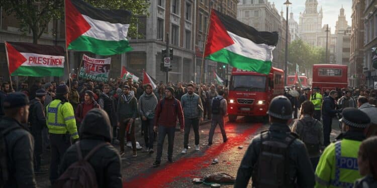 Des dizaines de manifestants pro Palestiniens arrêtés au Royaume Uni pour soutien à un groupe interdit Découvrez les détails de cette vague de répression   Viral Mag