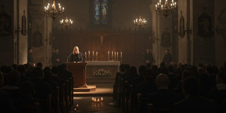 Audrey Crespo Mara rend un hommage poignant à Thierry Ardisson lors de ses obsèques un discours damour et de sincérité Découvrez ce moment émouvant   Viral Mag