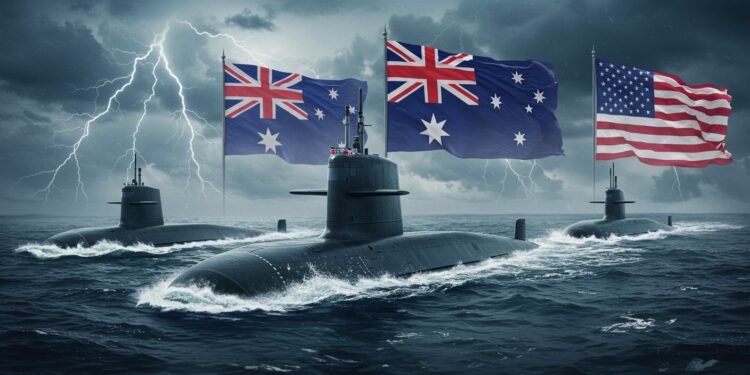 AUKUS : Pacte Sous-Marins, 50 Ans d’Engagement - Viral Mag Londres et Canberra renforcent AUKUS face aux doutes US Un traité de 50 ans 21 000 emplois et 20 milliards de livres en jeu Découvrez les enjeux    Viral Mag