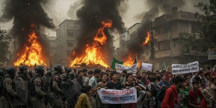 Répression violente des manifestations au Bangladesh en 2024  armes létales chaos et fuite de lex Première ministre Découvrez les détails de cette crise   Viral Mag