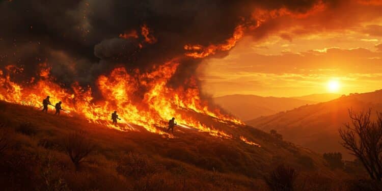 Californie : Incendie Record Menace l’Été 2025 - Viral Mag La Californie lutte contre lincendie Madre Fire le plus vaste de 2025 Évacuations sécheresse et coupes budgétaires aggravent les risques dun été dangereux Viral Mag