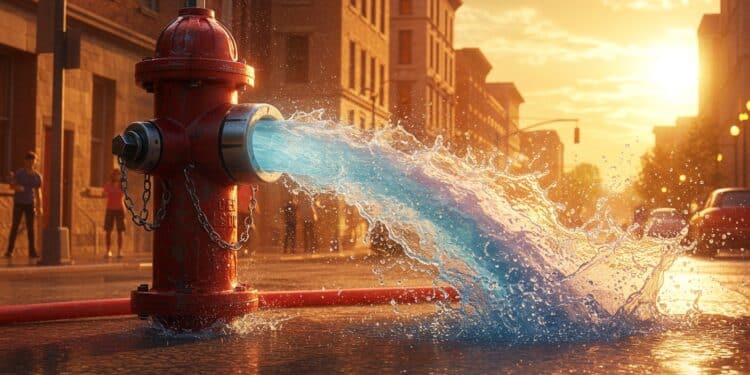 Canicule et Bornes d’Incendie : Un Gaspillage Alarmant - Viral Mag La canicule en Île de France pousse à louverture illégale des bornes dincendie Découvrez les impacts de cette pratique et les solutions envisagées Viral Mag