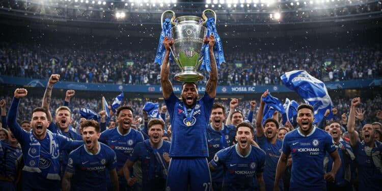 Chelsea Triomphe : Les Légendes Célèbrent la Victoire - Viral Mag Chelsea domine le PSG en finale de la Coupe du monde des clubs Les anciennes gloires célèbrent ce sacre historique Découvrez les détails Viral Mag