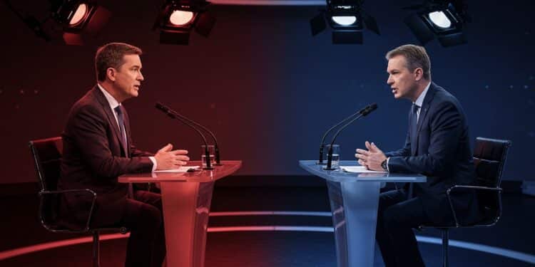 Clash Télévisé : Débat Houleux sur la Dette et les Impôts - Viral Mag Un débat explosif sur la dette française secoue la télévision Tensions accusations et révélations plongez dans cet échange captivant Viral Mag