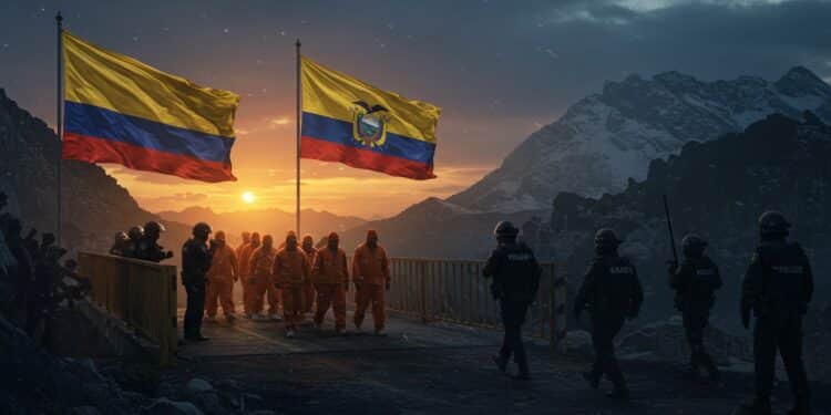 Colombie-Équateur : Tensions à la Frontière - Viral Mag La Colombie proteste contre lexpulsion de 800 détenus par lÉquateur dénonçant une violation du droit international Découvrez les détails de ce conflit   Viral Mag