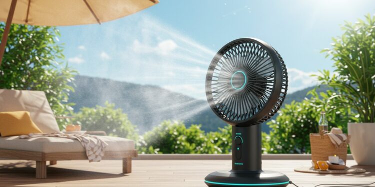 Comment Rester Frais en Été : Le Ventilateur Brumisateur - Viral Mag Découvrez comment un ventilateur brumisateur portable peut transformer votre été Léger efficace et discret il vous garde au frais partout Viral Mag