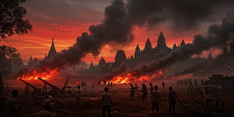 Conflit Cambodge-Thaïlande: Une Crise Persistante - Viral Mag Les combats entre Cambodge et Thaïlande sintensifient malgré une médiation américaine Découvrez les enjeux de ce différend territorial meurtrier   Viral Mag