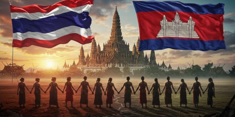 Conflit Thaïlande-Cambodge : Les Civils Appellent à la Paix - Viral Mag Des civils thaïlandais et cambodgiens fuyant la guerre plaident pour la paix et décrivent leurs voisins comme des frères Découvrez leurs histoires émouvantes   Viral Mag