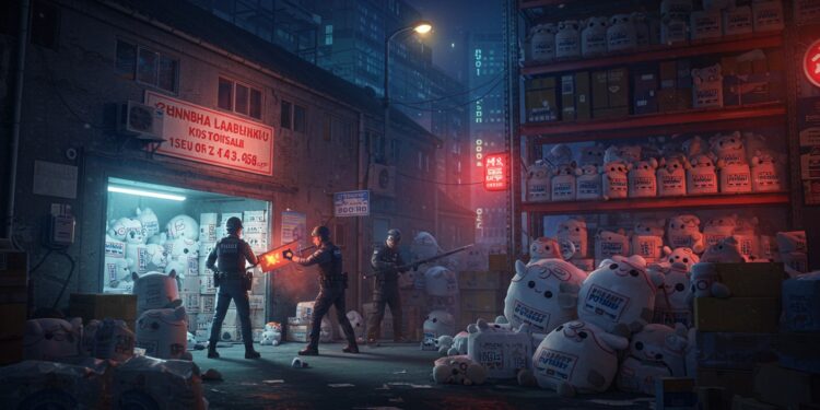 La police de Shanghai démantèle un réseau de contrefaçon de peluches Labubu saisissant 5 000 jouets Découvrez lampleur de ce trafic et son impact mondial   Viral Mag