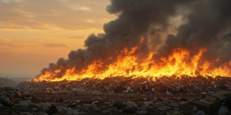 Vagues de chaleur et décharges illégales en feu dans les Balkans  fumées toxiques et risques sanitaires menacent Découvrez limpact environnemental et social   Viral Mag