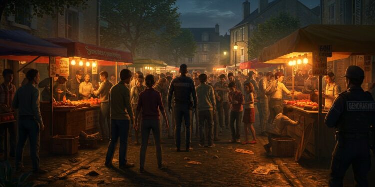 Rixe au marché gourmand de Dausse  200 jeunes sèment le chaos enfants en pleurs Le maire annule lévénement du 15 juillet Que faire pour sauver cette tradition    Viral Mag