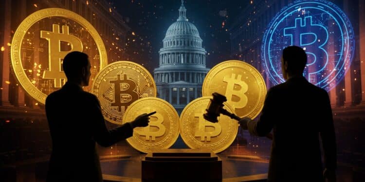 Démocrates Bloquent Trump sur la Crypto - Viral Mag Les démocrates tentent de bloquer Trump dans la crypto en prenant trois lois en otage Découvrez les enjeux et les controverses de cette lutte politique Viral Mag