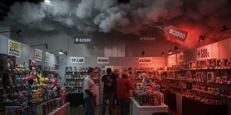 Droits de Douane : L’Angoisse des Fabricants de Jouets - Viral Mag Les droits de douane menacent les petits fabricants de jouets aux États Unis augmentant les prix et freinant les ventes Découvrez limpact au Comic Con   Viral Mag
