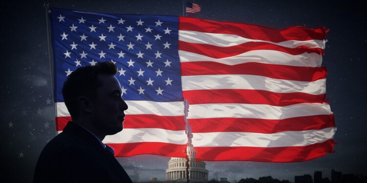 Elon Musk crée le Parti de lAmérique une alternative aux partis traditionnels Découvrez les enjeux et tensions derrière ce mouvement audacieux   Viral Mag