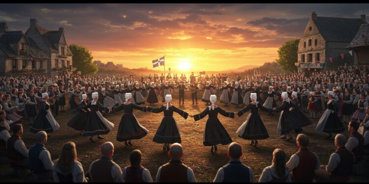 Le Festival des Vieilles Charrues 2025 célèbre la culture bretonne avec des danses traditionnelles menées par 200 danseurs celtiques et le groupe Fleuves   Viral Mag