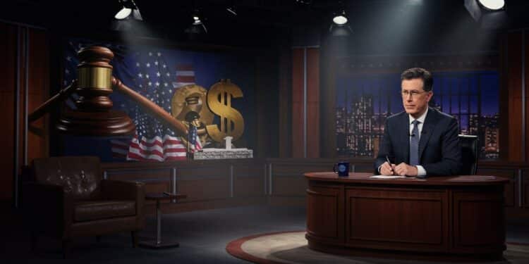 Fin du Late Show : Colbert Tire sa Révérence en 2026 - Viral Mag Le Late Show de Stephen Colbert sarrête en 2026 Une décision financière ou politique Découvrez les dessous de cette annonce choc Viral Mag
