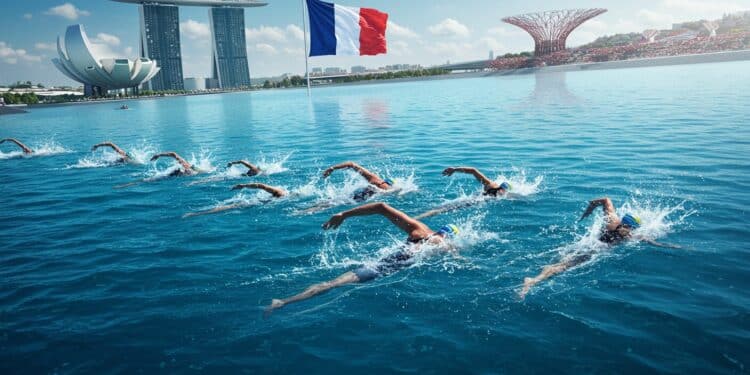 France Quatrième Au Relais Mixte Des Mondiaux - Viral Mag La France frôle le podium au relais mixte des Championnats du monde deau libre à Singapour Découvrez les détails de cette course intense    Viral Mag