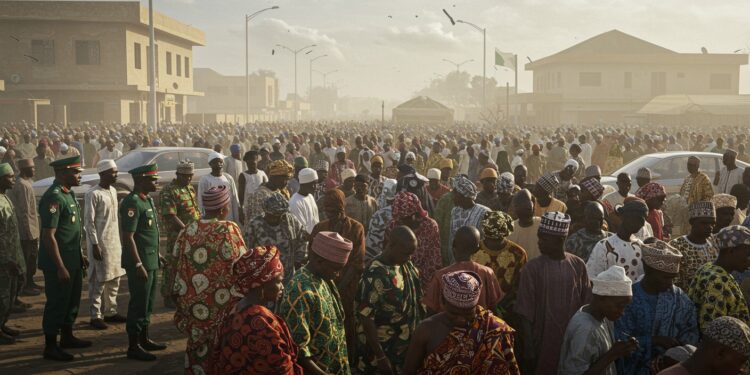 Les funérailles de lex président Buhari à Daura sous haute sécurité attirent lattention Découvrez les détails de cet événement marqué par lémotion et les tensions   Viral Mag