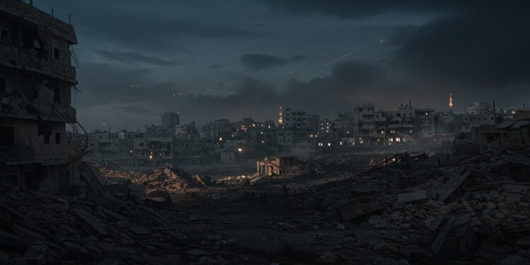 Gaza : 21 Mois de Ruines et d’Obscurité - Viral Mag Après 21 mois de guerre Gaza est un champ de ruines avec 53 millions de tonnes de débris et une obscurité totale Découvrez lampleur des destructions   Viral Mag