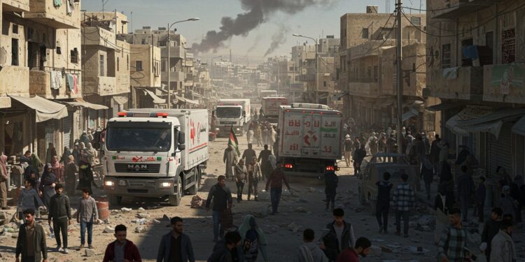 Tragédie à Gaza  30 morts dans des tirs israéliens sur une foule attendant laide selon la Défense civile Larmée dément Que sest il passé    Viral Mag