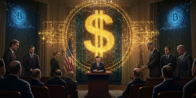 GENIUS Act : Une Révolution Crypto à la Maison Blanche - Viral Mag Le GENIUS Act signé par Trump marque un tournant pour les cryptomonnaies aux USA Découvrez son impact sur lavenir de la finance numérique Viral Mag